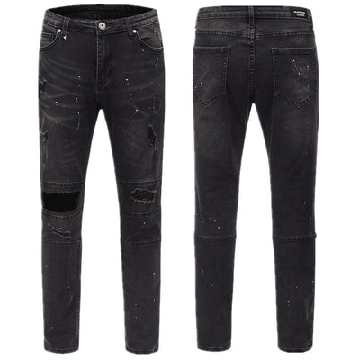 Pantalones Slim Ajustados a la Rodilla - Tendencia Street Style