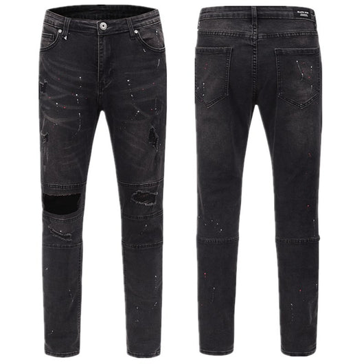 Pantalones Slim Ajustados a la Rodilla - Tendencia Street Style