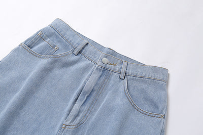 Jeans Rotos de Cintura Alta y Pierna Ancha para Mujer - Estilo Verano - Image 15
