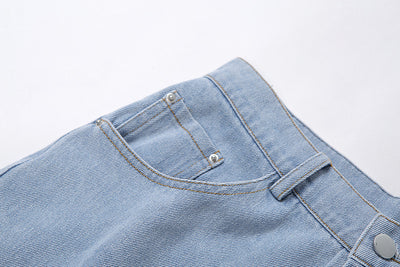 Jeans Rotos de Cintura Alta y Pierna Ancha para Mujer - Estilo Verano - Image 16