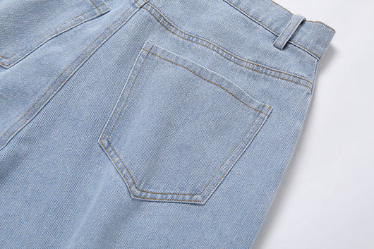 Jeans Rotos de Cintura Alta y Pierna Ancha para Mujer - Estilo Verano - Image 18