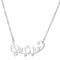 Stainless steel musical note necklace Musical note Plateado