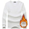 Men's Long Sleeve Thermal Shirt for Winter - Soft Velvet Slim Fit Plus Sizes