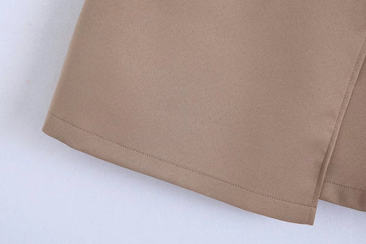 Falda Elegante de Cintura Alta con Diseño Asimétrico - Image 13