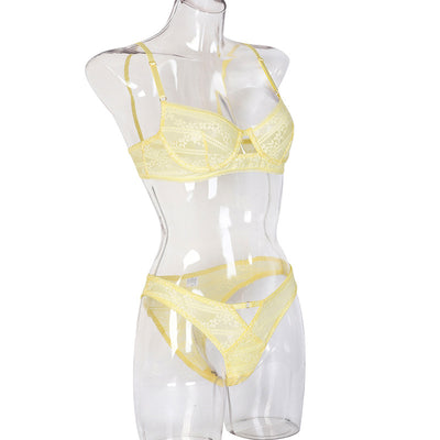 Conjunto de Lencería Sensual de Dos Piezas con Encaje y Efecto Push Up - Image 15