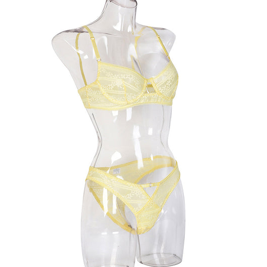 Conjunto de Lencería Sensual de Dos Piezas con Encaje y Efecto Push Up - Image 15