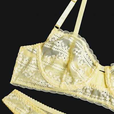 Conjunto de Lencería Sensual de Dos Piezas con Encaje y Efecto Push Up - Image 17