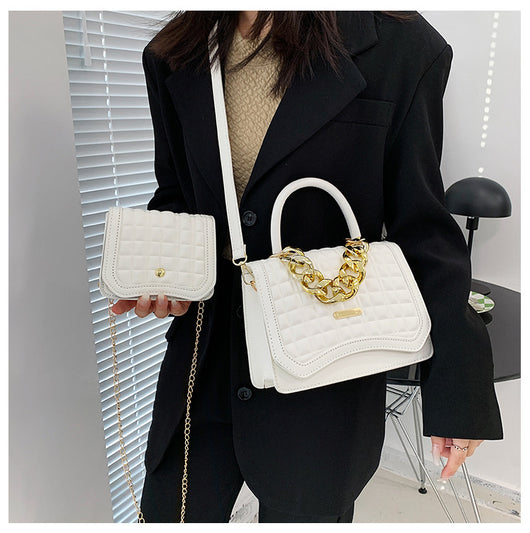 Bolsa Mensajera Mujer Diseño Rombos y Cuadros - Image 51