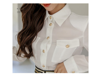 Conjunto Elegante Falda y Blusa Slim Fit para Mujer - Image 9