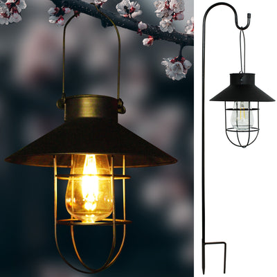 Luces Solares Colgantes Impermeables para Patio y Jardín