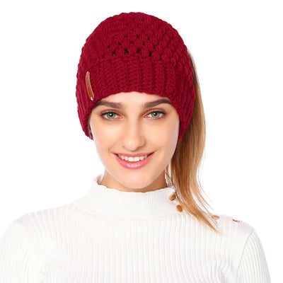 Gorro Tejido Europeo y Americano para Mujer con Protección de Oídos - Image 11