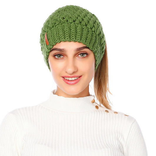Gorro Tejido Europeo y Americano para Mujer con Protección de Oídos - Image 12