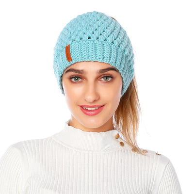 Gorro Tejido Europeo y Americano para Mujer con Protección de Oídos - Image 13