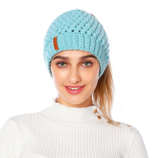 Gorro Tejido Europeo y Americano para Mujer con Protección de Oídos - Image 13