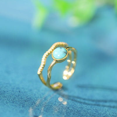 Anillo de Plata 925 Microengastado Ondulado Lujo Ligero para Mujer - Image 12