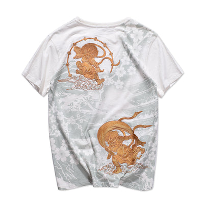 Camisa Oni Dorado Bordada - Image 8