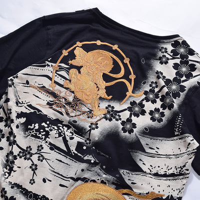 Camisa Oni Dorado Bordada - Image 15