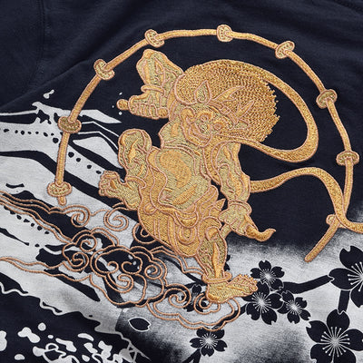 Camisa Oni Dorado Bordada - Image 16
