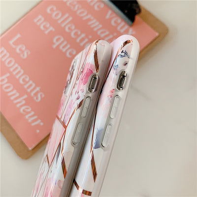Funda para teléfono con flores retro cosidas - Image 4