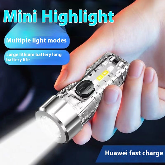 Linterna LED Portátil con Llavero - Luz Potente para Emergencias y Aventuras