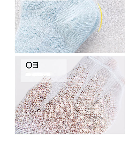 Calcetines Cortos de Malla Transpirable para Bebé - Primavera y Otoño - Image 17