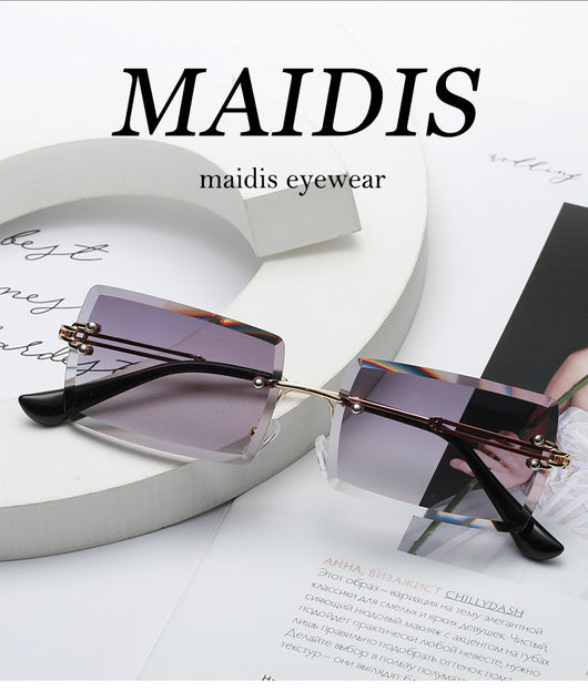 Gafas de Sol Rimless Europeas - Diseño Moderno y Minimalista - Image 20