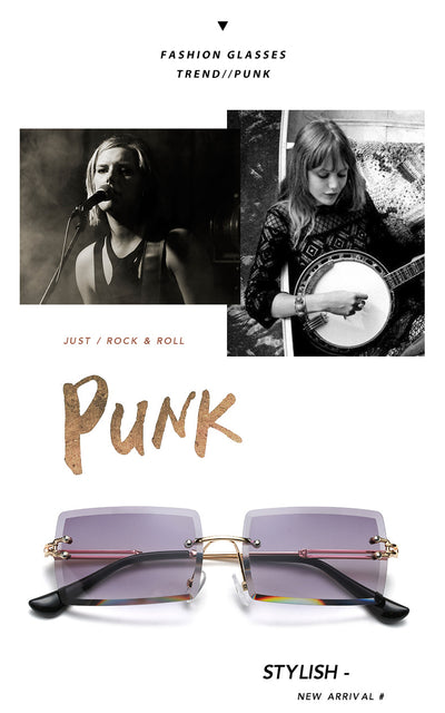 Gafas de Sol Rimless Europeas - Diseño Moderno y Minimalista - Image 21