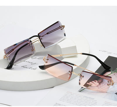 Gafas de Sol Rimless Europeas - Diseño Moderno y Minimalista - Image 22