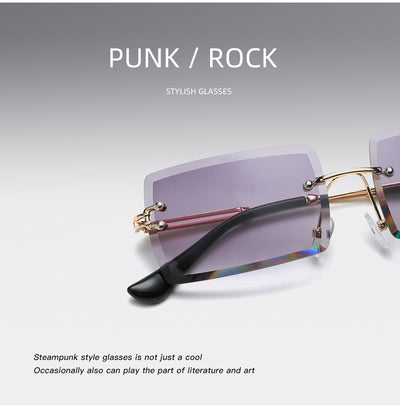 Gafas de Sol Rimless Europeas - Diseño Moderno y Minimalista - Image 23