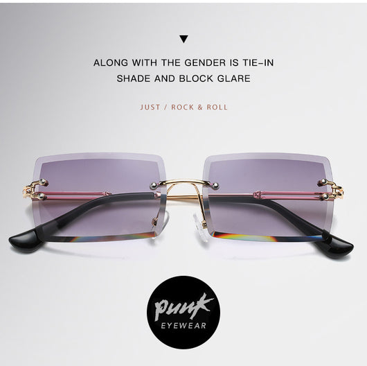 Gafas de Sol Rimless Europeas - Diseño Moderno y Minimalista - Image 24