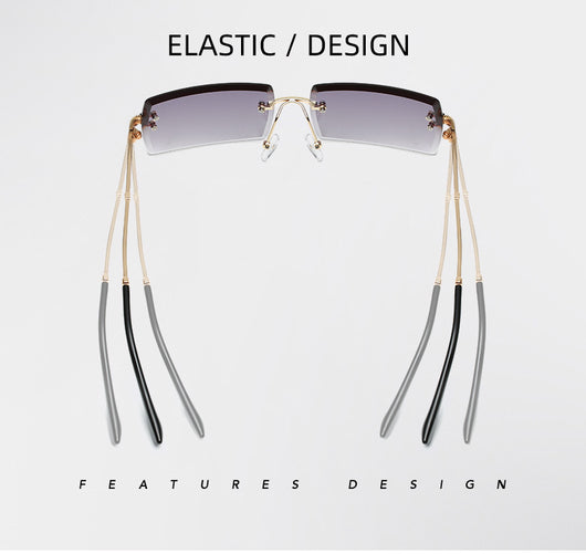 Gafas de Sol Rimless Europeas - Diseño Moderno y Minimalista - Image 25