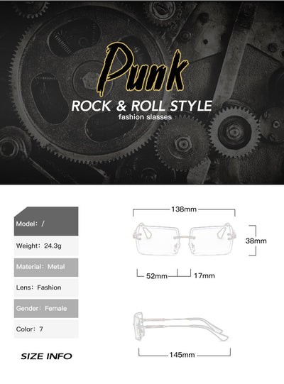 Gafas de Sol Rimless Europeas - Diseño Moderno y Minimalista - Image 27
