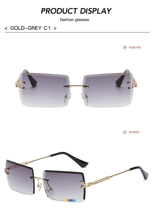 Gafas de Sol Rimless Europeas - Diseño Moderno y Minimalista - Image 30