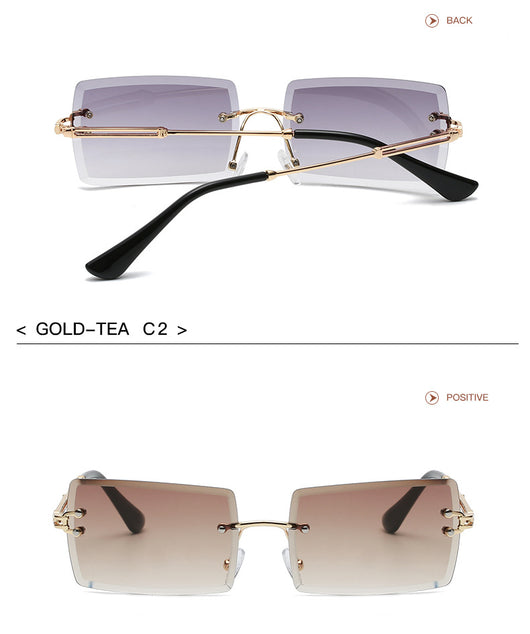 Gafas de Sol Rimless Europeas - Diseño Moderno y Minimalista - Image 31