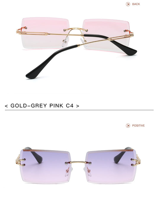 Gafas de Sol Rimless Europeas - Diseño Moderno y Minimalista - Image 34