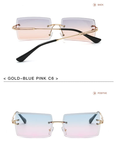 Gafas de Sol Rimless Europeas - Diseño Moderno y Minimalista - Image 37