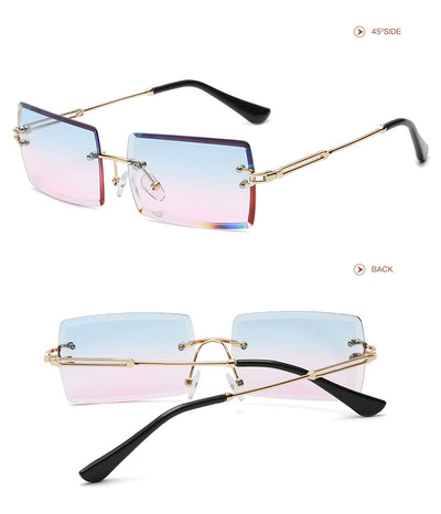Gafas de Sol Rimless Europeas - Diseño Moderno y Minimalista - Image 38