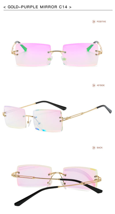 Gafas de Sol Rimless Europeas - Diseño Moderno y Minimalista - Image 47
