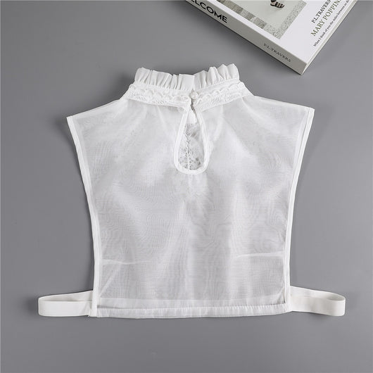 Cuello Postizo Floral para Mujer - Accesorio Decorativo Stand-up - Image 9