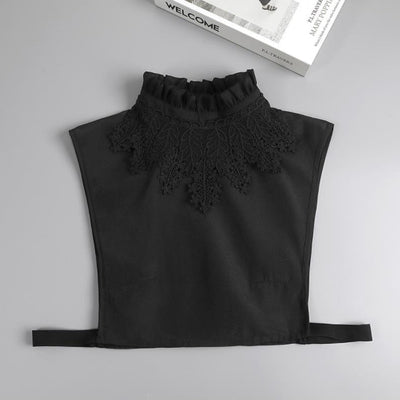 Cuello Postizo Floral para Mujer - Accesorio Decorativo Stand-up - Image 13