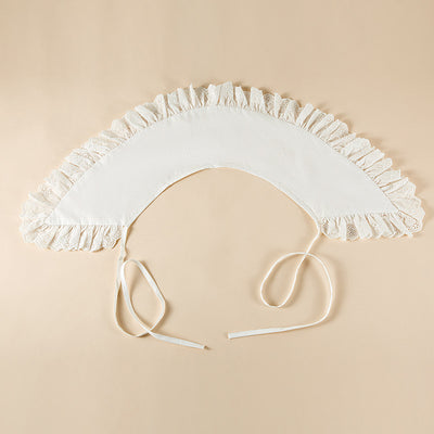 Cuello Postizo de Encaje Vintage - Algodón Bordado Elegante - Image 7