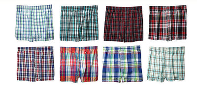 Calzoncillos de Algodón Cuadros para Hombre Talla Grande - Image 8