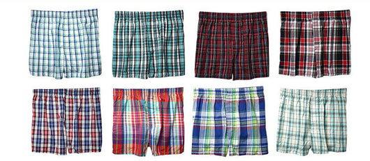 Calzoncillos de Algodón Cuadros para Hombre Talla Grande - Image 8