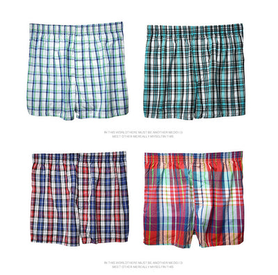 Calzoncillos de Algodón Cuadros para Hombre Talla Grande - Image 10