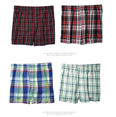 Calzoncillos de Algodón Cuadros para Hombre Talla Grande - Image 11