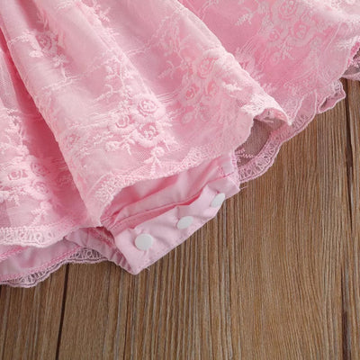 Falda Romper Infantil con Encaje de Plumas - Diseño Elegante para Niñas - Image 9