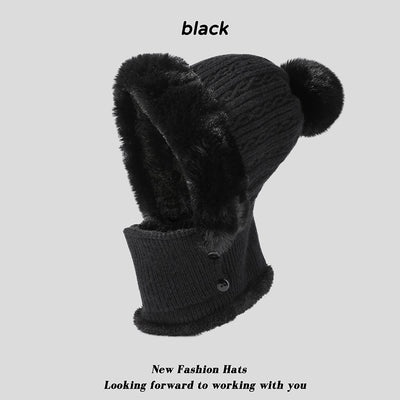 Conjunto Tejido Gorro y Bufanda con Forro Polar - Image 9