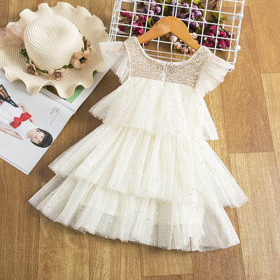 Vestido de Niña con Lentejuelas y Malla Brillante - Image 34