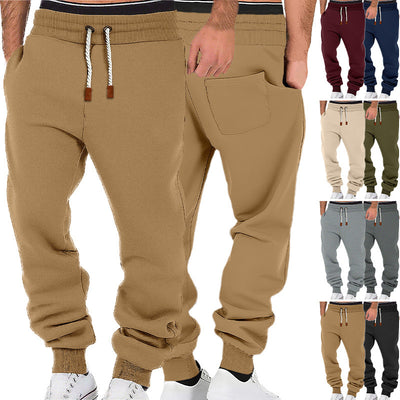 Pantalón Deportivo Hombre Corte Holgado con Puño Ajustable