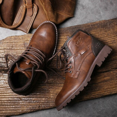 Botas Altas de Cuero con Cintura Alta para Hombre y Mujer - Image 3